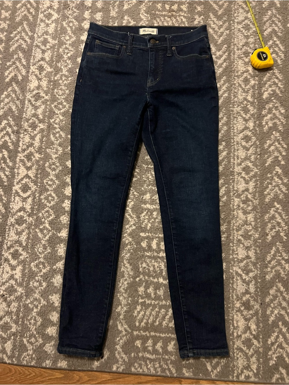 Madewell Women's midrise Indigo Skinny Jeans size 28
